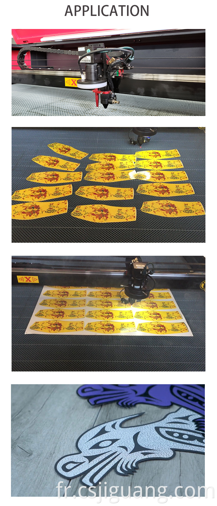 laser cutting machine with camera